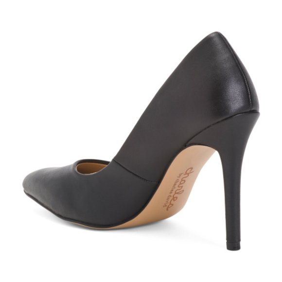 NWT CHARLES BY CHARLES DAVID Pact Pointy Toe Pumps black 266mn - Picture 2 of 2